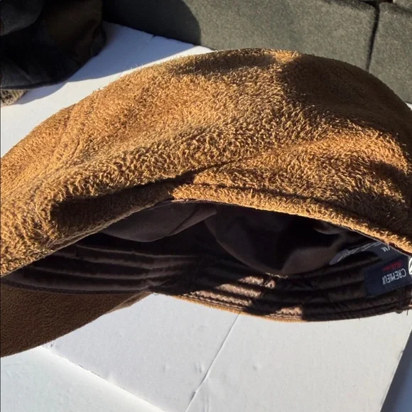 Daniel Cremieux Chestnut Suede Newsboy Cap - Picture 4 of 8